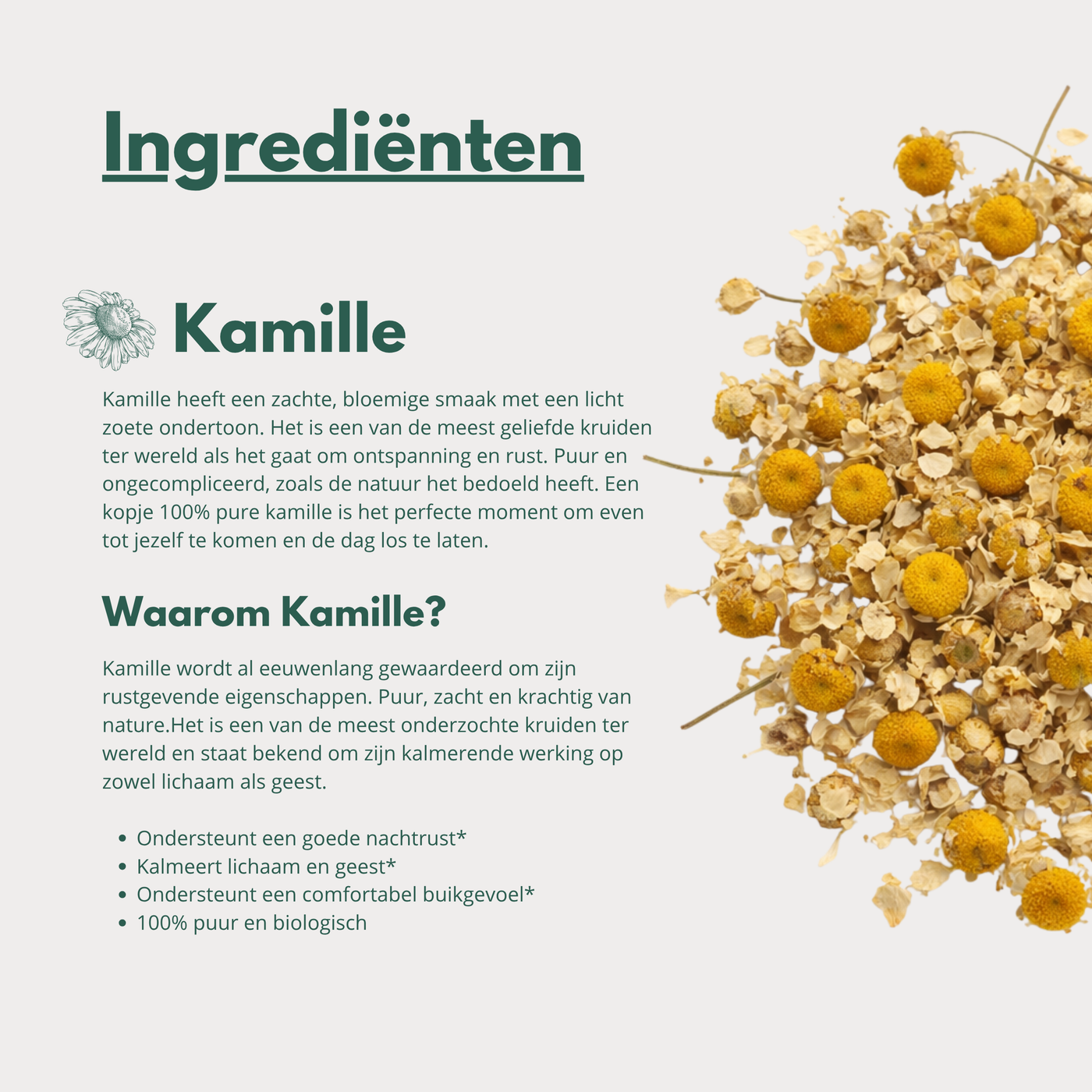 Kamille - Kruidenthee met Pure Kamille – theey.co