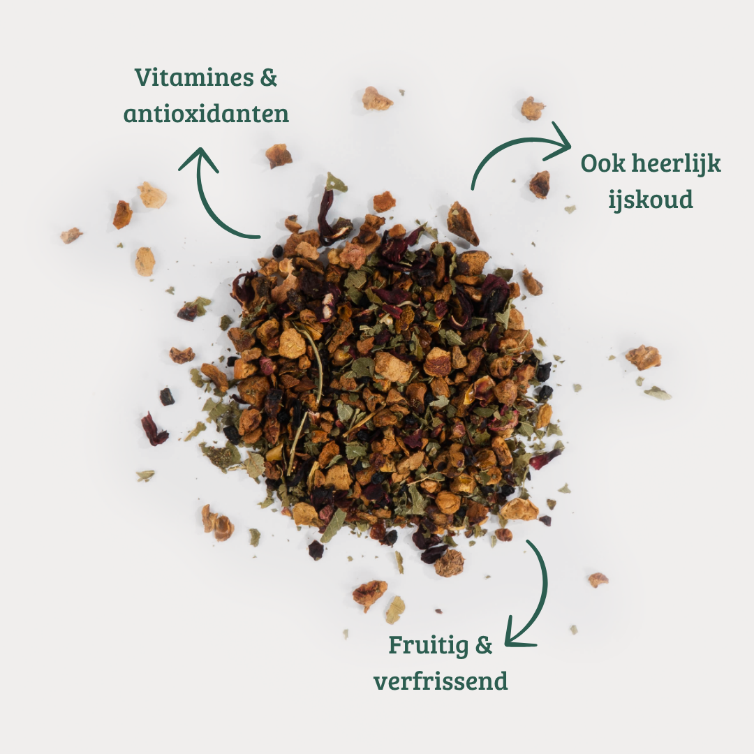 Wildberry - Fruitige Blend van Appel en Framboos voor heerlijke Iced Tea