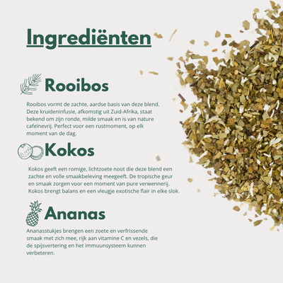 Exotic - Tropische Rooibos infusie met Ananas & Kokos