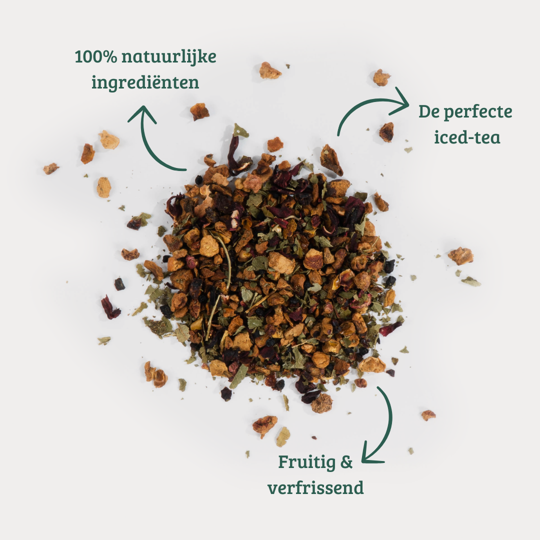 Wildberry - Fruitige Blend van Appel en Framboos voor heerlijke Iced Tea