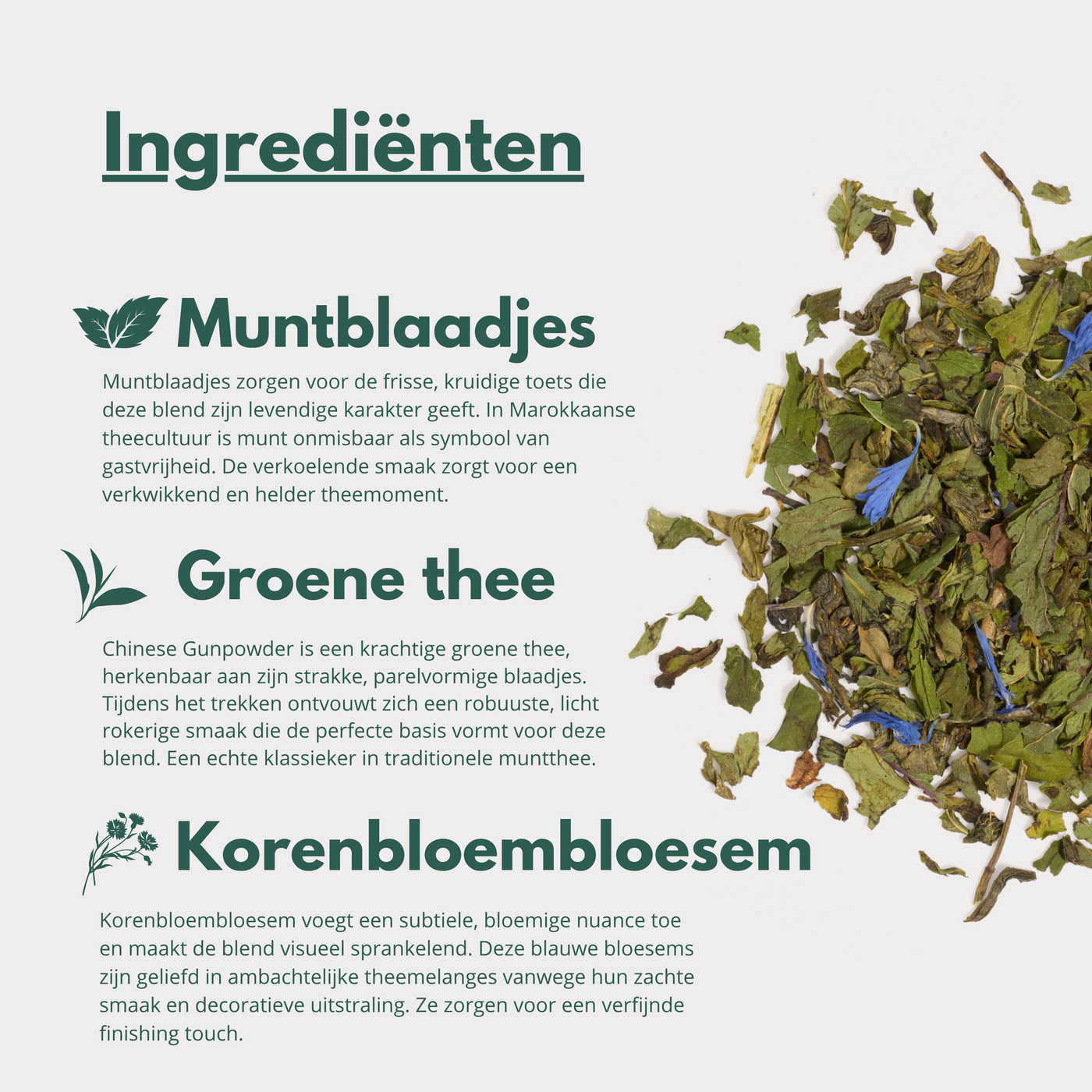 Marrakech Mint - Munt Thee met Chinese Gun Powder