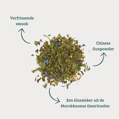 Marrakech Mint - Munt Thee met Chinese Gun Powder