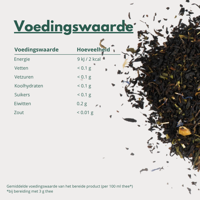 Earl Grey - Zwarte Thee met Hibiscus en Korenbloembloesem
