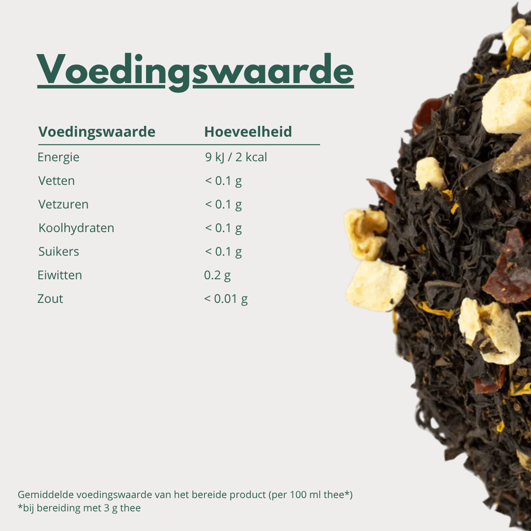 Mango - Zwarte Thee met Mango en Perzik