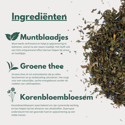 Marrakech Mint - Munt Thee met Chinese Gun Powder