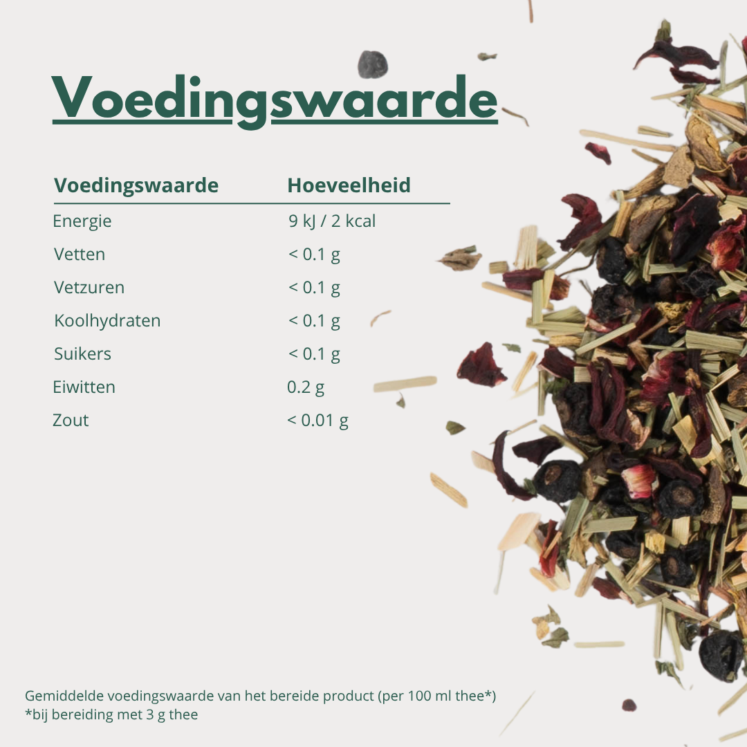Protection - Fruitige Kruideninfusie met Zwarte Bes & Hibiscus