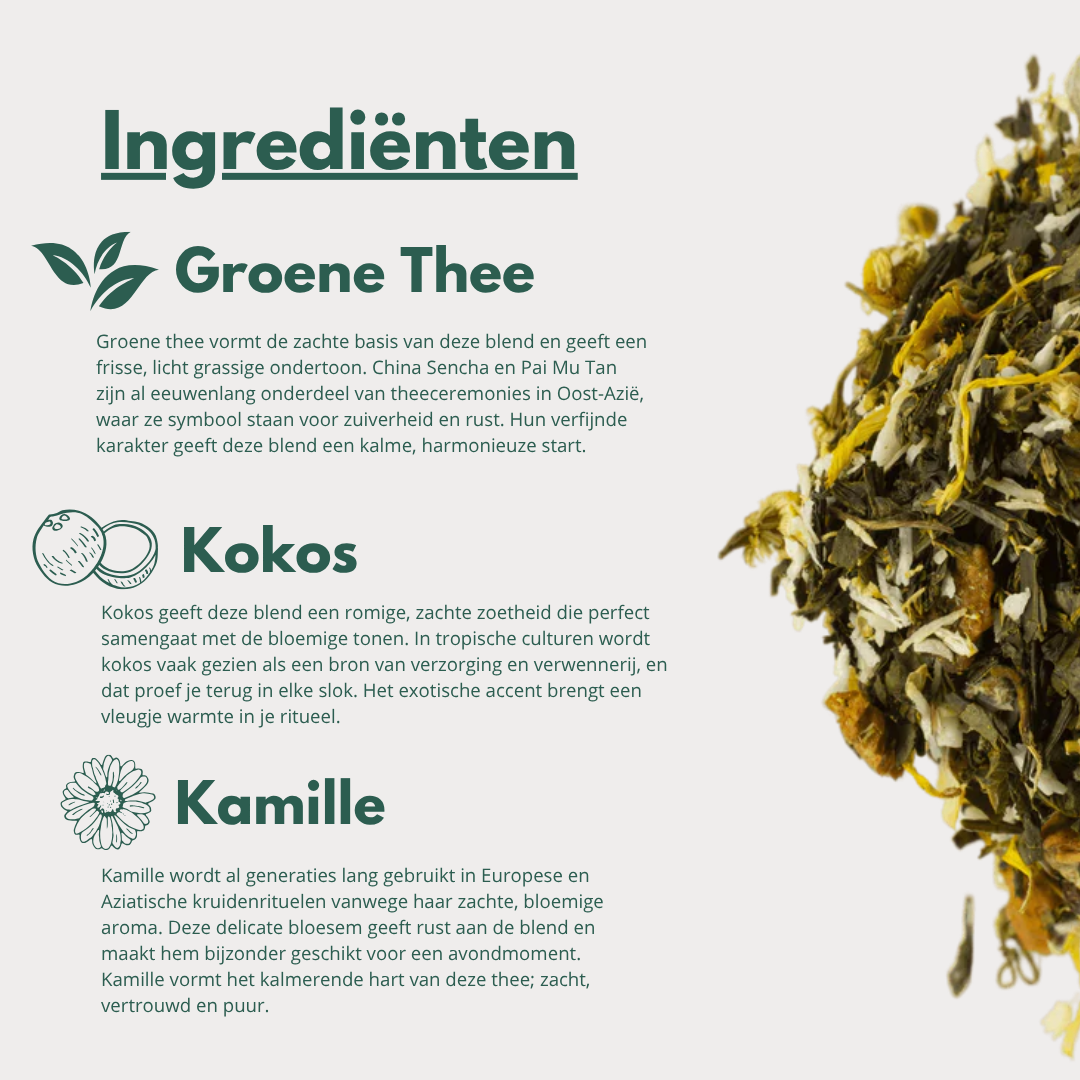 Skin - Kruidenthee met Kokos en Kamille voor jouw Self-Care moment