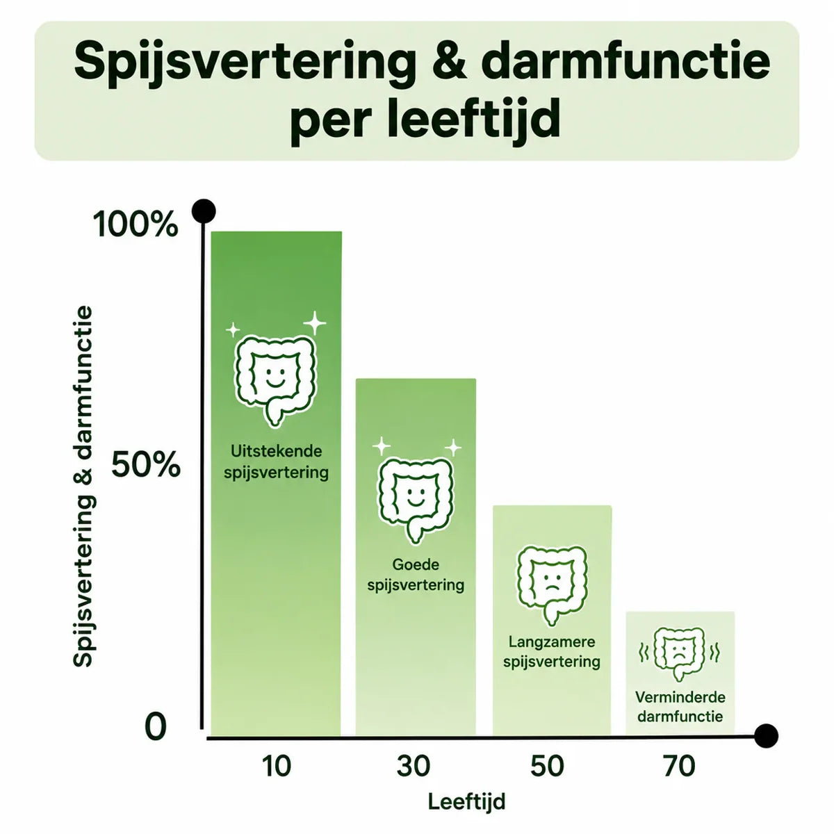 Spijsvertering na je 40e